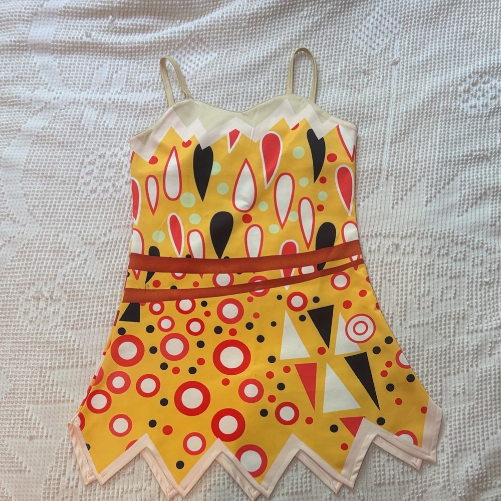Colorful Geometric Print children’s fairy costume